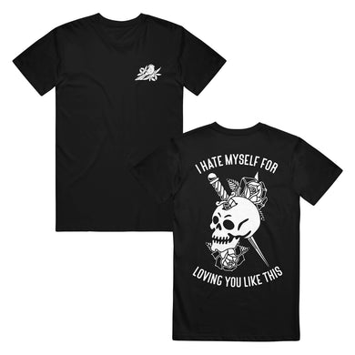 Dagger Skull Black T-Shirt