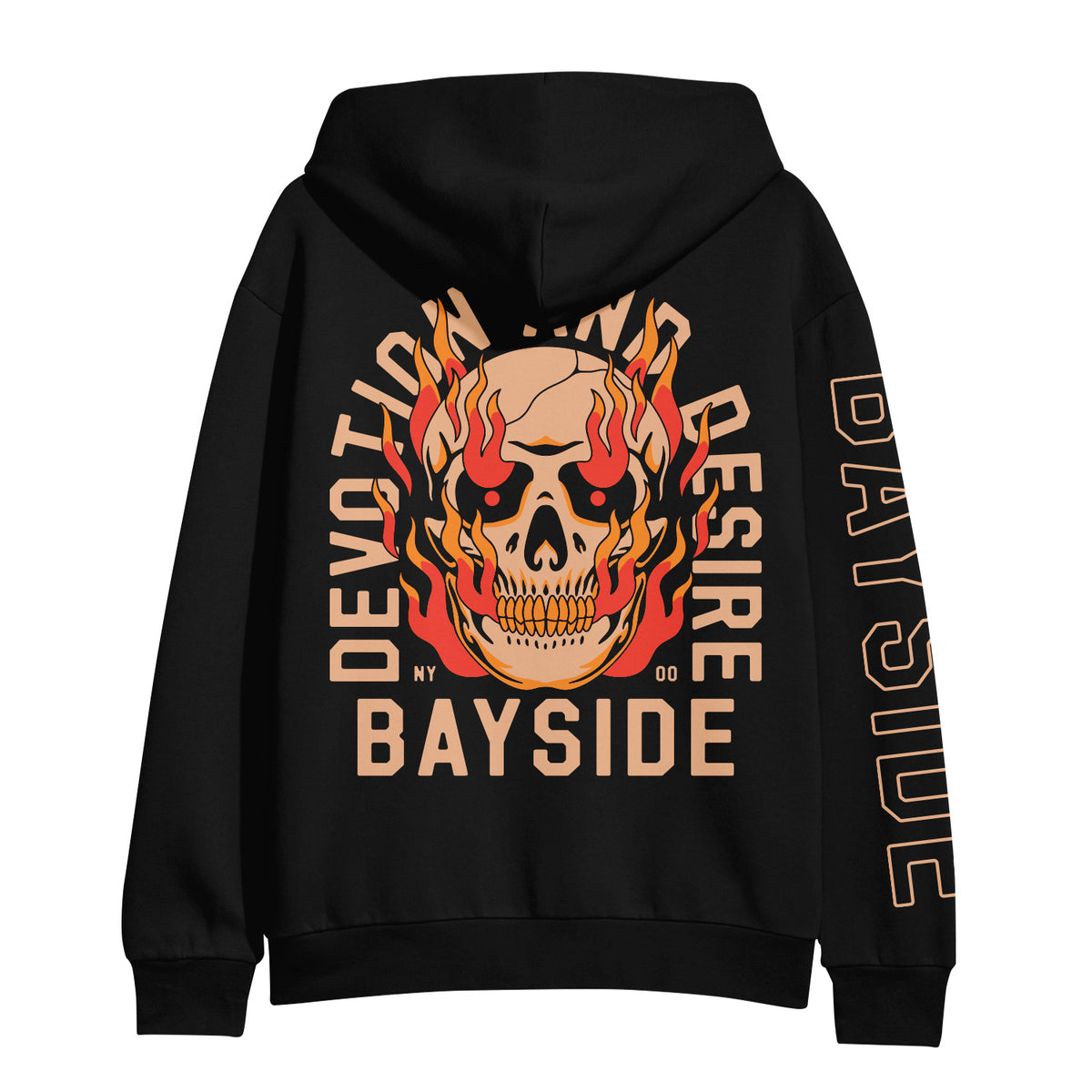 Devotion Skull - Black Zip-Up – Bayside