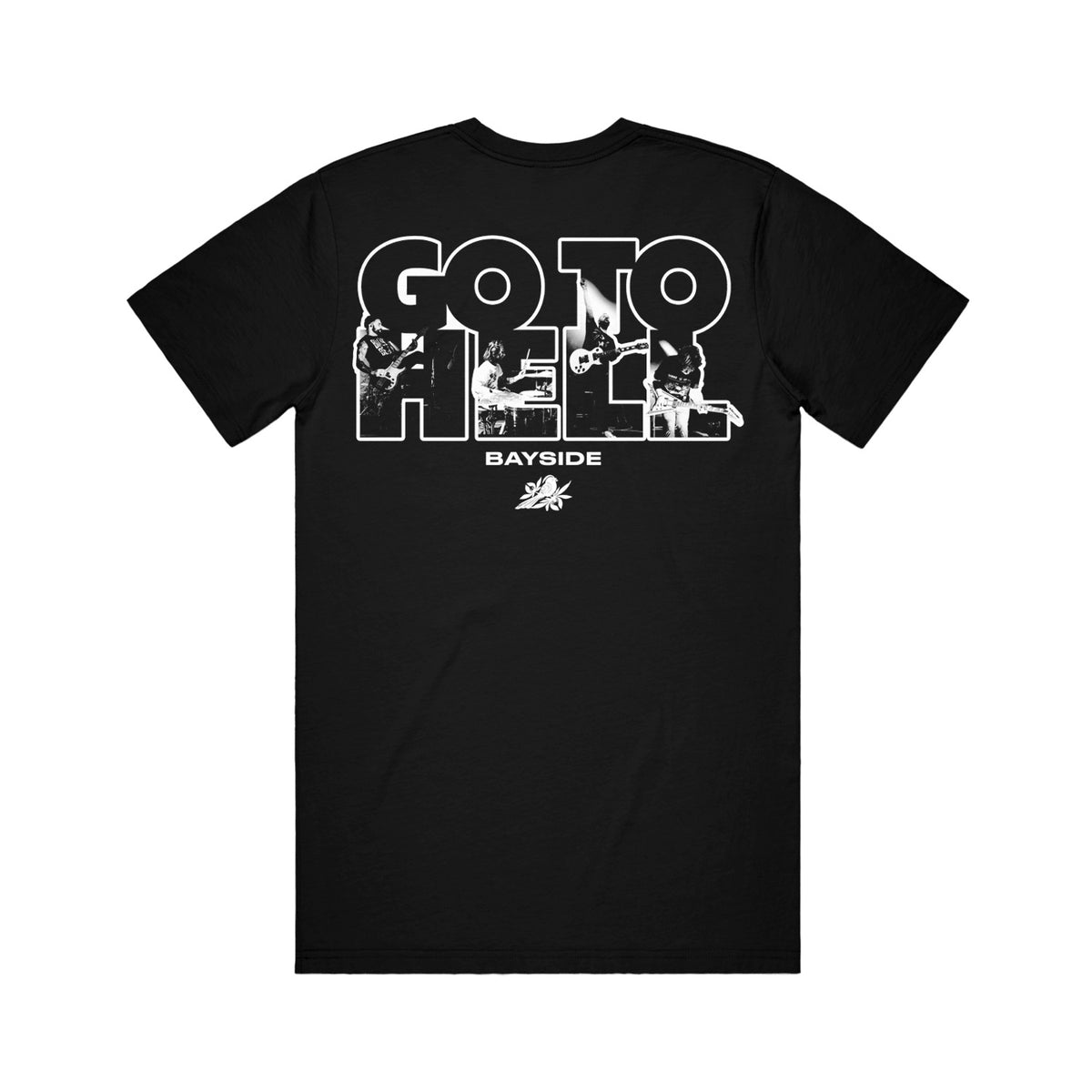 Go To Hell Photo Black T-shirt – Bayside