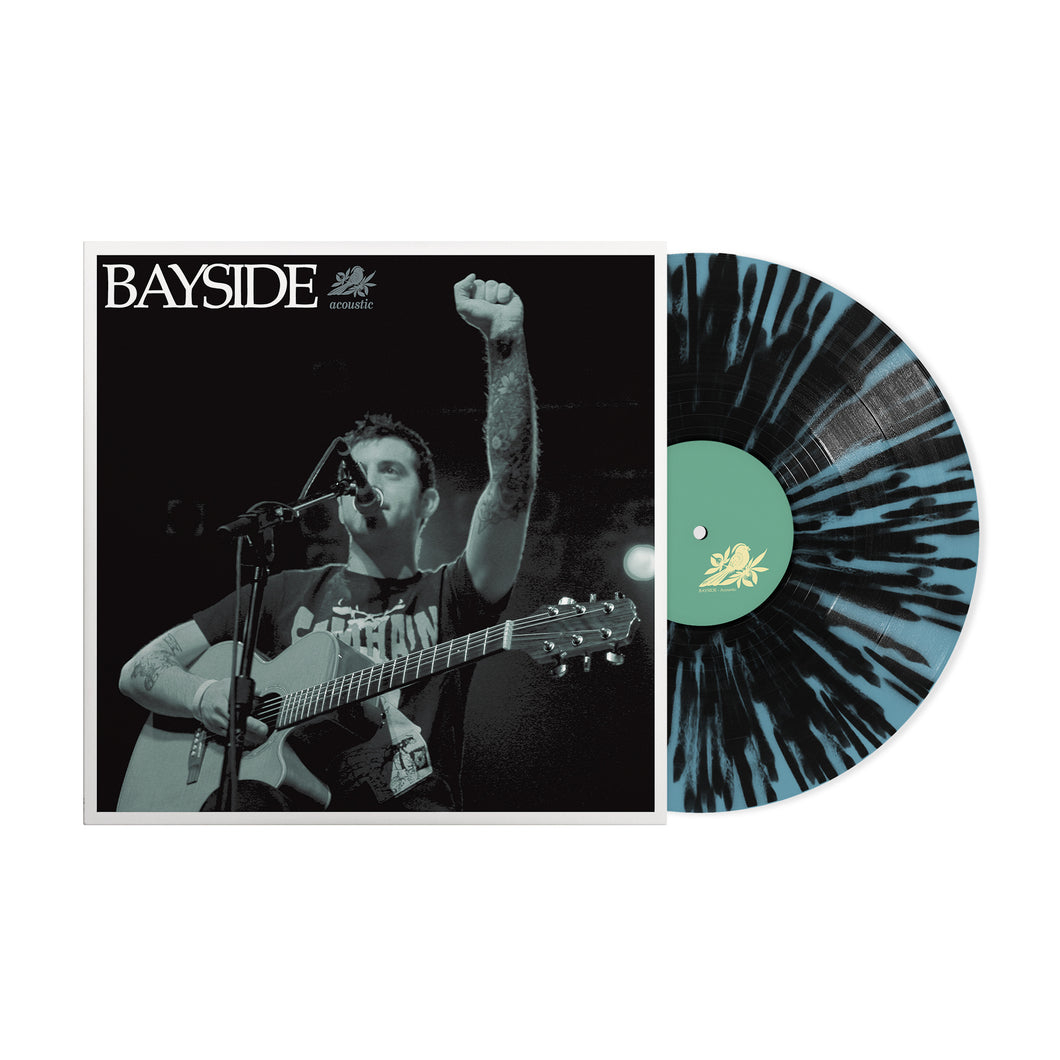 Acoustic - Translucent Light Blue W/Heavy Black Splatter Vinyl