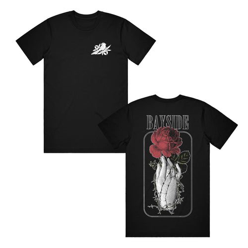 Barbed Rose Black T-Shirt