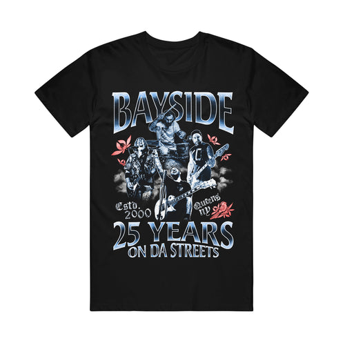 bayside Bootleg Black T-Shirt