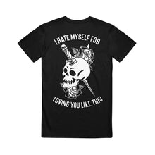 Load image into Gallery viewer, Dagger Skull Black T-Shirt