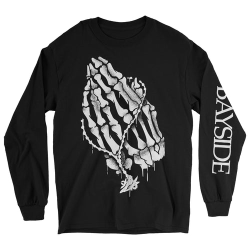 Praying Hands Black Long Sleeve