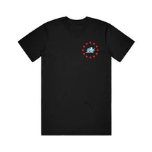 Load image into Gallery viewer, Chicago Flag Black T-Shirt